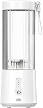 Portable Blenders,Personal Juicer for Shakes, Fruit Juicer USB Rechargeable with 6 B s, Handheld Blenders for Sports Travel and s White