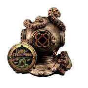 Zoo Med Steampunk Ornament Helmet Octopus 8.5cm (ZM929)