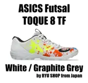 ASICS Futsal Shoes TOQUE 8 TF 1113A045.100 White / Graphite Grey