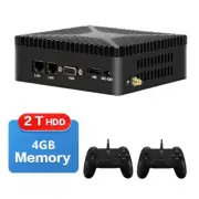 Mini Gaming PC 4G RAM 2T HDD VGA HMDI Built-In 60000+ Plug&Play + Controllers g