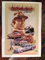 Peter Brock Ten Years On Bathurst 1000 Print Limited Edition Of 200 Made