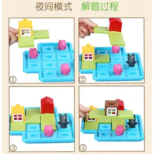 可超取【Hi-toys】三隻小豬 親子互動 智力桌遊(英文版)