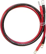 Renogy 5Ft 4AWG Cables for 3/8 in Lugs, 5Ft 4AWG, Connect Battery and Inverter
