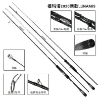 在飛比找露天拍賣優惠-2020款 SHIMANO喜瑪諾 海鱸竿翹嘴竿LUNAMIS