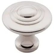 Medium Domed Cupboard Knob, Polished Nickel