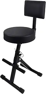 simhoa Guitar Stool,Adjustable Stool Folding Music Stool,Guitar Chair Drum Throne,Musician Drum Throne for Guitarist Drummer Bar