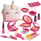 Pretend Makeup Kit for Toddlers Girls, Play Makeup Set for Kids 3-5, Unicorn