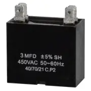 3 uF MFD x 450V Mini Split Capacitor Start-Up and/or Run - 4 Terminal 50/60HZ