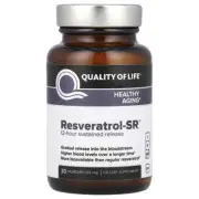 2 X Quality of Life, Resveratrol-SR�, 135 mg , 30 Vegicaps