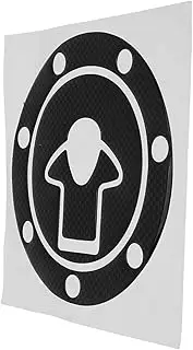 Mikinona Carbon Fiber Gas Tank Protector Decal Sticker for Motorcycles Tank Pad Cover Water Resistant Modern Appearance Quick Fit