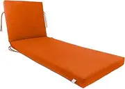 Sherry Kline Sunrise Indoor/Outdoor Chaise Lounge, 24"x72", Cayenne