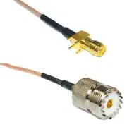 RG178 RP-SMA Female PCB to SO239 UHF Female Coax RF Cable USA-Ship