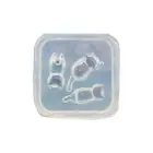 Unique Cats Shape Resin Ear Studs Jewelry Pendants Making Silicone Mold