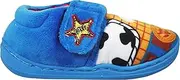 [Bhgytec] Boys Blue Disney Toy Story Hook and Loop Comfort Slipper