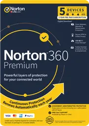 Norton 360 Premium Internet Security (5D 24M) Digital Download