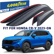 Side Window Deflectors Rain Guards for 2023-2025 Honda CR-V (CRV) SHATTERPROOF