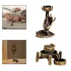 Backflow Incense Burner Waterfall SPA Ornament Stick Cone Incense Holder