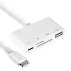 4in1 For iPhone/iPad to OTG Adapter USB Drive Camera SD /TF Card Reader Adapter