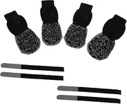 ifundom 4pcs Dog Gripper Socks: Non-Slip Dog Socks - Anti-Slip Pet Gripper for Hardwood Floors - Indoor Pet Shoes Paw Protectors Easy to Wear