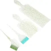 NOLITOY Hair Coloring Highlighting Brush Board over Root Touch-up Tool Salon Home Use Random Color