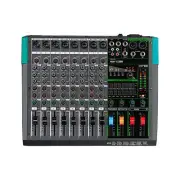 Depusheng PA8 Professional Audio Mixer Sound Board Console Desk System Interf...