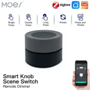 MOES Tuya ZigBee Smart Knob Switch Wireless Scene Switch Button Controller App