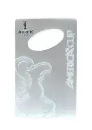 AMERICA'S CUP SAILING COMPETITION STAINLESS STEEL BOTTLE OPENER WALLET SIZE