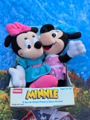 New Disney Minnie Mouse Plush Playskool 1989 Sharing dolls New in box