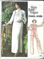Vogue Designer Sewing Pattern 2952 Carol Horn, Dress, Tunic, Pants Size 12 Uncut