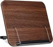 FUNOMOCYA Book Stand for Reading Cookbook Stand Laptop Holder 13 Levels Adjustable Book Holder for Desk Book Rest for Textbooks Magazines and Recipes