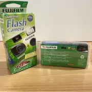 X2 Fujifilm Flash 35mm Single Use Disposable Cameras Quick Snap Superia New VTG