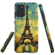 For Samsung Galaxy S20+ Plus Tough Protective Cover, Eiffel Tower Painting