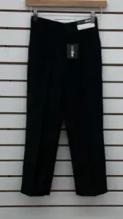 Boys David Oliver Black Flat Front Dress Pants Sizes 18 & 20