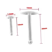 20pc set of transparent For carp soft meat mate bait holders for boilie baits