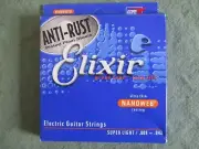 Eilxir Nanoweb Electric Guitar Strings. Super Light 9-42 Anti-Rust Plain Strings