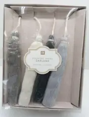 Pottery Barn Teen Oversized Whimsical Tassel Garland 45" Long Cool Multi #4489