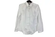 Van Heusen White Long Sleeve Button Up Blouse Ladies Size 10 C/D Bust NEW