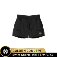 在飛比找蝦皮商城優惠-Golden Concept 平口舒適休閒泳褲 金色刺繡款小