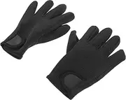 Milisten Wear-Resistant Fishing Gloves Work-Out Gloves Fingerless Gloves Convenient Fishing Gloves Fishing Accessories Compact Fitness Gloves Windproof Gloves Mens Black Sponge