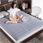 Futon Mattress Japanese Tatami Mattress, Breathable 5cm Thick Soft Student Dormitory Folding Mattress for Sleeping Pad, Floor Mat, Bed Mattress Pad,Gray,150x200cm(59x79inch)