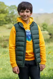 Rocko Kids Borg Lined Padded Gilet