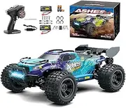 RC Car 4x4 Offroad Crawler Truck Remote Control Car All Terrain Truck 40km 1/18 Monster Off-Road RC Vehicle Including 2*Batteries and Batteries for Remote Control