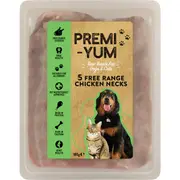 Premiyum Free Range Chicken Necks Dog Food 5 pack