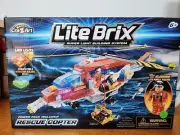 Cra-Z-Art Lite Brix Rescue Copter Super Lite Building System