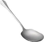 Big Spoons for Serving Food – Kitchen Serving Spoon Set, Oversized Metal Spoons for Salads | Easy Grip Food Serving Utensils for Large Portions, Flatware for Catering Events Dinners Cooking Pots