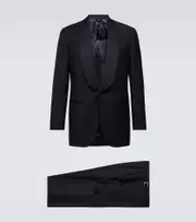 [Thom Sweeney] Thom Sweeney Wool and mohair tuxedo AU 93 blue