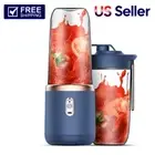 Portable Juicer Blender 400ML, USB Charging, 2 Cups, Fruit Smoothie Maker