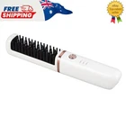 Durable Cordless Hair Styling Brush - Straighten & Curl Efficiently