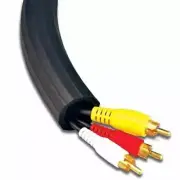 ELECTRIDUCT WL-RI-FCW8-BK-2PK Flexi Cable Wrap Cord Organizer- 8ft- Black