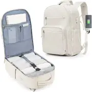 Carry On Backpack Flight Approved Travel Backpack For Airline Approved Waterproof Sports Luggage Backpack Casual Daypack Small Hiking Backpack,Beige